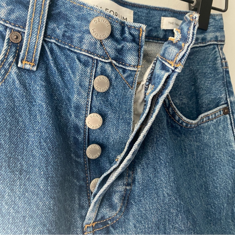 Denim Forum Farrah High Rise Wide Leg Jeans - 24 - Picture 7 of 15